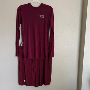 Under Armour Burgundy Athletic Set